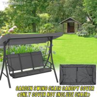 ◇●﹍ Waterproof Canopi UV Resist Wind Proof Swing Canopy Garden Chair Tent Porch Top Cover Swing Roof Outdoor Garden Swing Roof