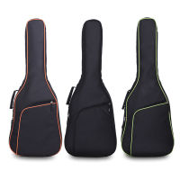 4041inch Oxford Fabric Electric Guitar Case Colorful Edge Gig Bag Double Straps Pad 8mm Cotton Thickening Soft Cover Backpack