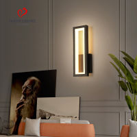 DOOMYHOME โคมไฟ LED ติดผนัง,เชิงเทียน LED ติดผนังสำหรับห้องนอนห้องนั่งเล่นข้างเตียงไฟทางเดินสีขาวดำ