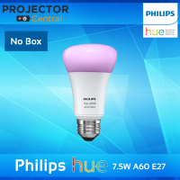 [ประกันศูนย์ / No Box] Philips Hue White and Color Ambiance 7.5W A60 E27 LED Smart Bulb (Need Hub Required) หลอดไฟอัจฉริยะเปลี่ยนสีได้ ของแท้ [ไม่มีกล่อง]