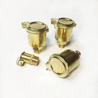 M6 M8 M10 M14 Metric Male Thread Brass Spring Cap Type Lubricating Cup Oiler Oil Grease Cup For Machine Tool