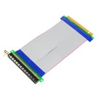 PCI-E 16X to 16X Riser Card PCIe X16 Extender Flexible Ribbon Extension Cable Adapter for Graphics Card Machine Cables