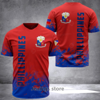 the New Summer Flag of Philippines 3D printed T-shirt, 2022 in 4 sizes fashion versatile t-shirt