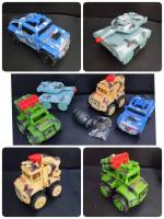 ของเล่นรถโมเดล DIY MODEL CAR ถอดประกอบได้ ล้อหมุนฟรีได้ รุ่น ASSEMBLE MILITARY CAR รถสงคราม รถใช้ทางการทหาร S41338