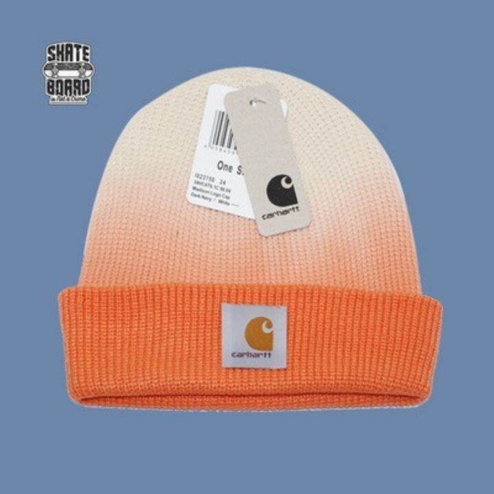 permชัน-backhartt-cold-carhartt-หมวกแบบชั้นๆค่อยๆทำสีหมวกขนสัตว์หมวกถักแน่นอนหมวกฤดูหนาวฮิปฮอป