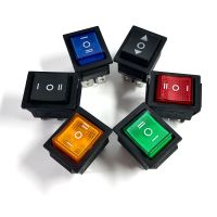 KCD4 1PCS Rocker Switch Power Switch ON-OFF-ON 3 Position 6 Electrical equipment With Light Switch 16A 250VAC/ 20A 125VA