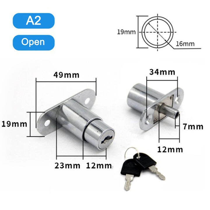 Drawer Push Lock Sliding Door Showcase Cupboard Locks Window