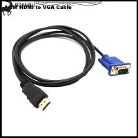 ตัวแปลง HDMI เป็น VGA รองรับ VGA 6FT BDKNBU ยาว1.8เมตรความคมชัดสูงระดับมืออาชีพ1080P สายวิดีโอ