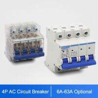 【YF】♠■ↂ  ICHTYI 220V/400V 4P 6A/10A/16A/20A/25A/32A/40A/50A/63A Transparent Air Household Miniature Circuit MCB