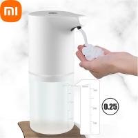 เครื่องจ่ายสบู่โฟมอัตโนมัติแบบ Xiaomi สามารถชาร์จได้อินฟราเรดแบบไม่ต้องสัมผัสล้างมืออัจฉริยะขนาด350มล./600มล. สำหรับห้องครัวห้องน้ำ