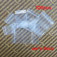 【CW】Transparent Self-Sealing Bag Pill Storage Bag Jewelry Bag Small Plastic Zip Bag Packaging Mini Food Storage Bag Thickening