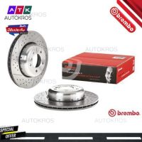 จานเบรคหน้า BMW SERIES 1 E81 E82 E87 E88 2004-2013 SERIES 3 E90 E91 E92 E93 2005-2013 D09 C420 13 BREMBO