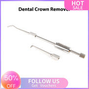Flash Sale 1Set Stainless Steel Crown Remover 2 Tips Press Button Tools 1