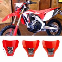 Red E13 LED Headlight Enduro MX Dual Sport Head Light Front Running Lamp for Honda CRF450L CRF450XR CRF 125 110 250 450 RFLRX