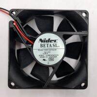 D08T-24TS4 09 24V 0.26A 8ซม. Nidec 8025ปริมาณอากาศสูงอินเวอร์เตอร์แชสซี Fan