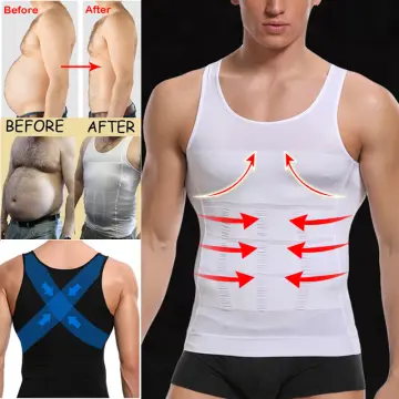 Men Abdomen Reducer Body Shaper Promote Sweat Sauna Vest Fitness