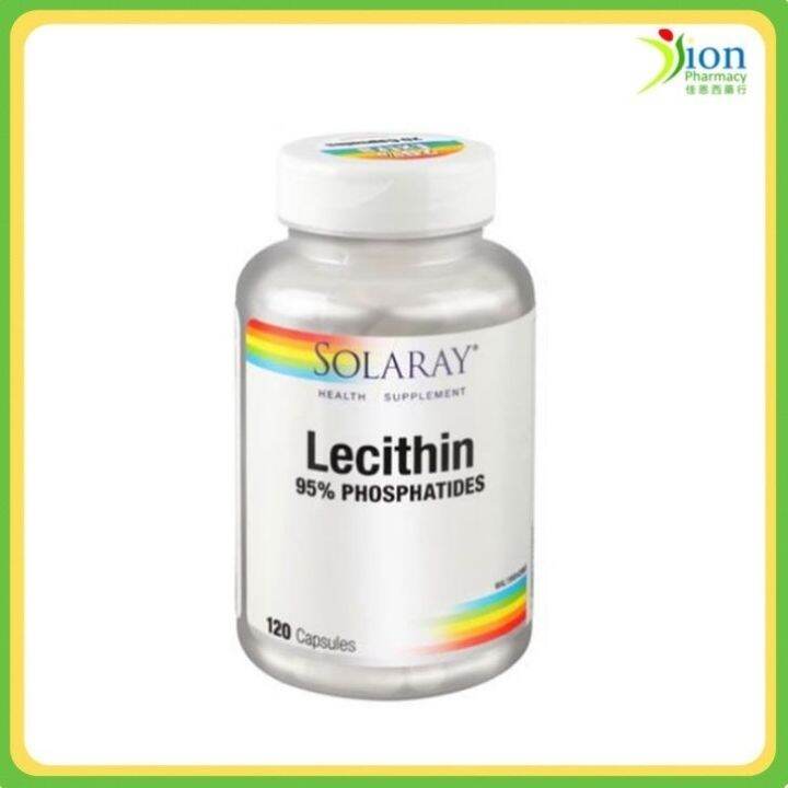 SOLARAY LECITHIN CAPSULES 120S Lazada