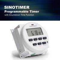 BEAU sinotimer TM618N-2 220V สวิตช์ตั้งเวลาโปรแกรมได้พร้อมฟังก์ชั่นจับเวลาถอยหลัง