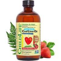 Childlife Cod liver Oil Natural Strawberry 8 fl. (237 ml)