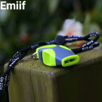 Emiif FOX 40 Sharx นกหวีดสายคล้อง120DB นกหวีด Camping Survival ฟุตบอลนกหวีดสำหรับการแข่งกีฬา (สีสุ่ม)