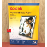 Giấy in ảnh Kodak Chính Hãng 270gsm- Giấy in chất lượng cao 1 mặt bóng