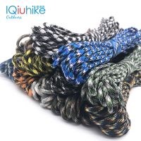 (Leisurely)100FT Dia.4mm 7ขาตั้งแกน Paracord Survival Parachute สายไฟ Lanyard Camping ปีนเขาเชือกเดินป่า Clothesline