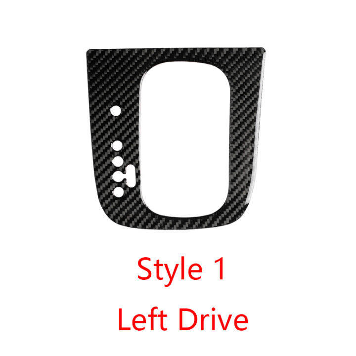 1ชิ้นคาร์บอนไฟเบอร์รถเกียร์เปลี่ยนกรอบสติ๊กเกอร์สำหรับโฟล์คสวาเกน-vw-g-olf-5กอล์ฟ6-s-cirocco-gti-ยานยนต์อุปกรณ์ตกแต่งภายใน