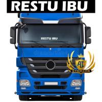 （Kvs auto parts）สติกเกอร์ Restu Ibu untuk รถบรรทุก Kereta คุณภาพ Oracal เยอรมนี