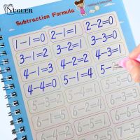 【cw】 Children Educational Exercise Book Reusable Copybook Calligraphy Digital Arithmetic Math Writing Books Kids 1