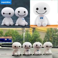 【 Xps】น่ารัก Baymax หุ่นยนต์เขย่าหัวตุ๊กตาตกแต่งภายในรถการ์ตูนพลาสติกอุปกรณ์ตกแต่งรถยนต์ตกแต่งภายในรถยนต์การ์ตูน Baymax หุ่นยนต์ Bobble หัวเขย่าหัวของเล่นรุ่นของเล่น