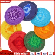 HOMEMAXS 7 Pcs Bowl Bottom Mat Gong Bowl Singing Bowl Silk Mat Manual