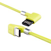 ☒❁▩ Newmine สายเคเบิล type-c Micro USB สำหรับ Apple iPhone Android หัว 90 องศา