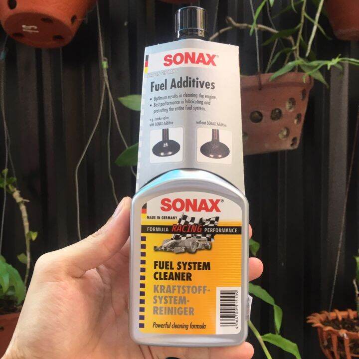 Phụ gia làm sạch hệ thống xăng ô tô Sonax Fuel System Cleaner 515100