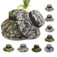 SERENDI หมวกปีกกว้างสำหรับผู้ชาย,หมวกหมวกตกปลาปีกกว้างสำหรับใส่นอกบ้านหมวกทหารลายพรางหมวกปานามาหมวกถังลายพรางหมวกกันแดด