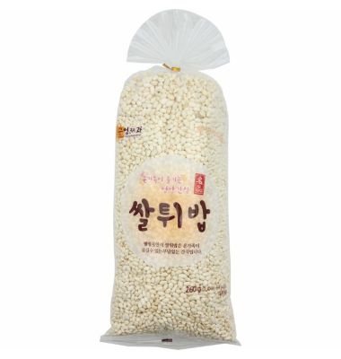 ขนมเกาหลี ขนมข้าวพองอบกรอบ ขนมโบราณ korean traditional ssal twibab snack 230g 근영제과 쌀튀밥