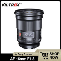 Viltrox 16Mm F1.8 FE เลนส์ AF มุมกว้างแบบเต็มเฟรมเหมาะสำหรับการถ่ายวิดีโอ Vlog แนวนอน