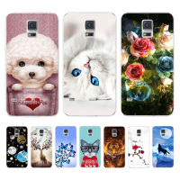 CaseสำหรับSamsung Galaxy S5 S 5 GalaxyS5 SamsungS5 SV I9600 G900 G900F SM-G900Fน่ารักการ์ตูนซิลิโคนนุ่มTPUฝาหลังเคสโทรศัพท์5.1