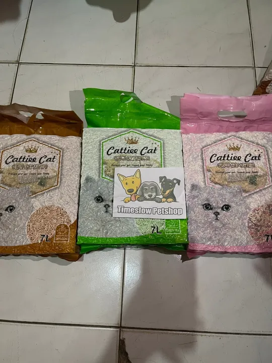 PASIR TOFU CAT LITTER CATTIEE CAT 7 LITER Lazada Indonesia