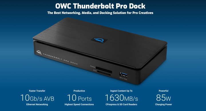 OWC Thunderbolt Pro Dock With 10G Ethernet AVB Ready | Lazada