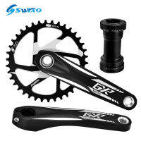 32343638ครั้ง MTB จักรยาน Crankset 104BCD 170มิลลิเมตร GXP ข้อเหวี่ยง36มิลลิเมตรชดเชยแคบกว้าง Chainring จักรยานเฟืองสำหรับ7-12วินาที SHIMANO SRAM