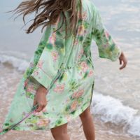 SIAMESE DREAMS Lotus Short Robe