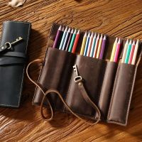 ™  Leather Wrap Multi-functional Roll Holder  for Student Artists Writers