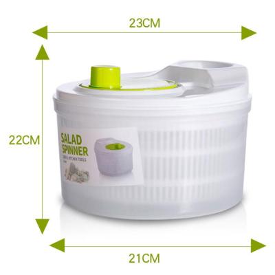 Kitchen Gadgets Colander Vegetable Lettuce Drainer Dehydrator Drier Basket Plastic Big Salad Spinach Leaf Dryer Storage Box