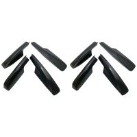 8Pcs Black Roof Rack Cover Rail End Shell for Toyota Highlander XU20 2001-2007