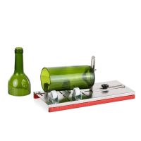 【LZ】❦✵﹍  Cortador de vidro de aço inoxidável cortador de garrafa de vidro ajustável ferramenta de corte diy para garrafa de vinho cerveja redonda oval frascos de conserva