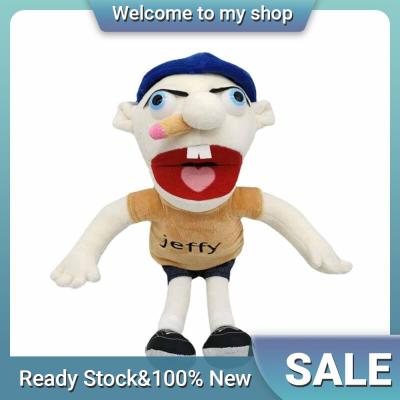 Jeffy Plush Toy Cosplay Jeffy Hat Game Soft Stuffed Doll Ornaments Kids Christmas Gifts 38cm