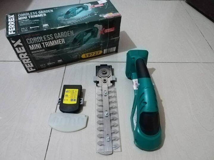 Ferrex Cordless Garden Mini Trimmer Lazada PH