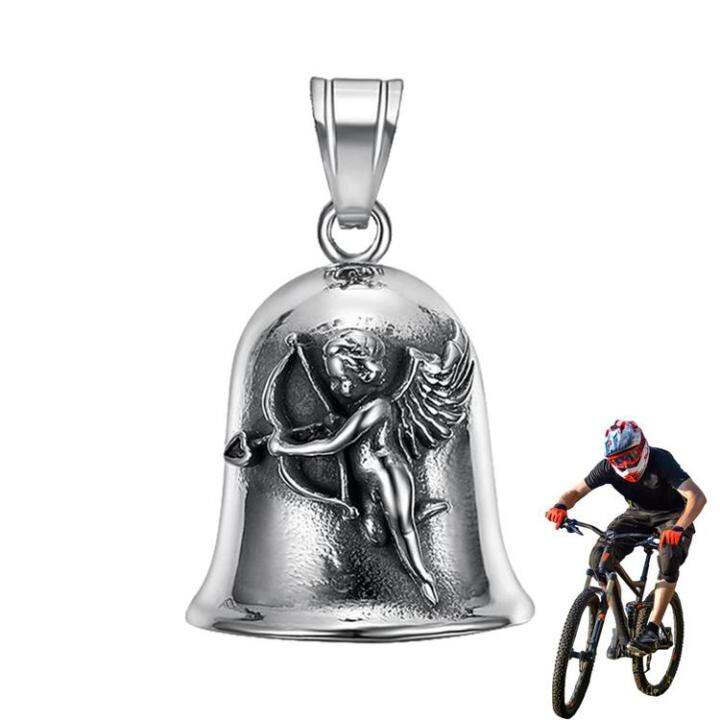 guardian-bell-motorcycle-guardian-biker-bell-สแตนเลสสตีล-bike-ring-ชายขี่จักรยานสามีของขวัญรถจักรยานยนต์-เสน่ห์-โชคดีและฉลาด