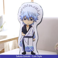 Anime Gintama Sofa Cushion Pillow Sakata Gintoki Hijikata Toushirou Okita Sougo Manga Peripherals Print Stuffed Plush Doll Toys