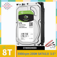 Seagate Barracuda ฮาร์ดไดรฟ์ 8T HDD SATA3.0 6Gb/s 5900rpm 256M 3.5 นิ้ว